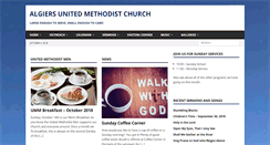 Desktop Screenshot of algiersumc.com