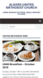 Mobile Screenshot of algiersumc.com