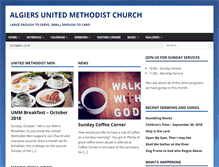Tablet Screenshot of algiersumc.com